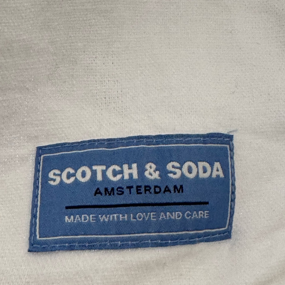 Scotch & Soda Shirt Linen Blend Sz XXL Short Sleeve Woven Off White Vacation - Picture 6 of 14